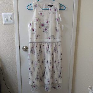 Banana Republic white floral dress NWT Size 8
